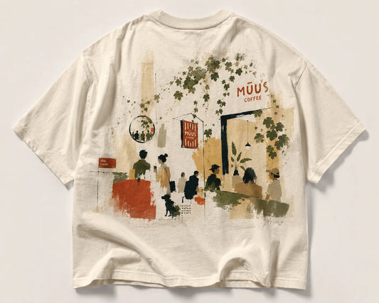 Mahalle Tişörtü — Cream